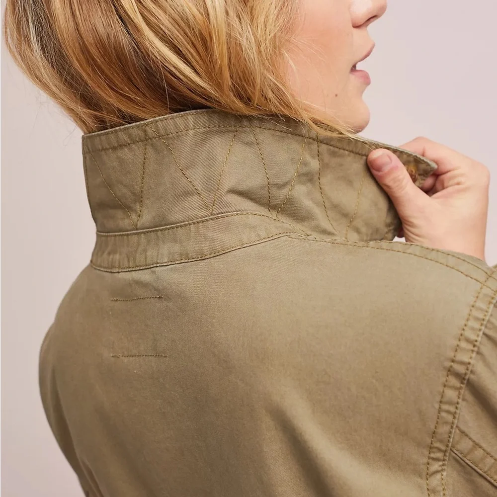 Anthropologie Faux Fur Trimmed Field Parka - Picture 4 of 6